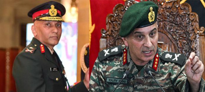 Lt Gen Pratik Sharma Lt Gen Rajiv Ghai Lt Gen Pratik Sharma Lt Gen Rajiv Ghai