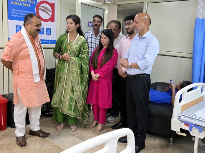 Ch Vikram Randhawa during inauguration of new Physiotherapy Unit at Channi Himmat on Saturday. -Excelsior/Rakesh Ch Vikram Randhawa during inauguration of new Physiotherapy Unit at Channi Himmat on Saturday. -Excelsior/Rakesh