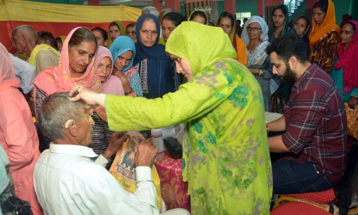 Huge rush of patients during a medical camp at village Ghordi of Block Ramnagar in Udhampur district. Huge rush of patients during a medical camp at village Ghordi of Block Ramnagar in Udhampur district.