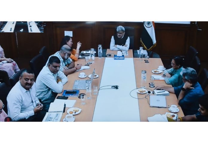 CS chairing a meeting on Friday. CS chairing a meeting on Friday.