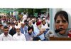 PDP president, Mehbooba Mufti addressing party’s 26th anniversary function in Jammu on Friday. -Excelsior/Rakesh