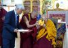 Representatives of Dalai Lama meeting with CEC Leh Advocate Tashi Gyalson.