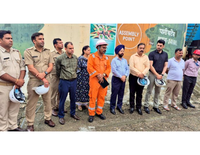 Controller Legal Metrology inspecting Indian Oil Depot.