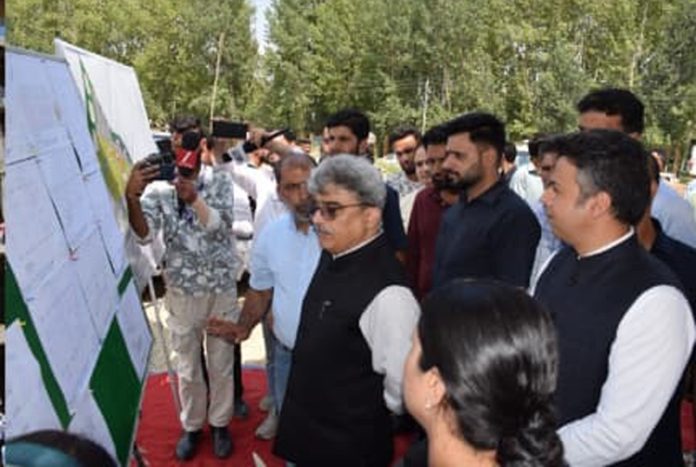 CS during visit to Budgam on Saturday.