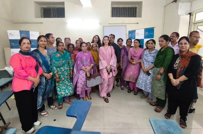 Dignitaries and participants during workshop.