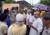 MLA Yudhvir Sethi during visit to rain-affected areas in his Jammu East Constituency.