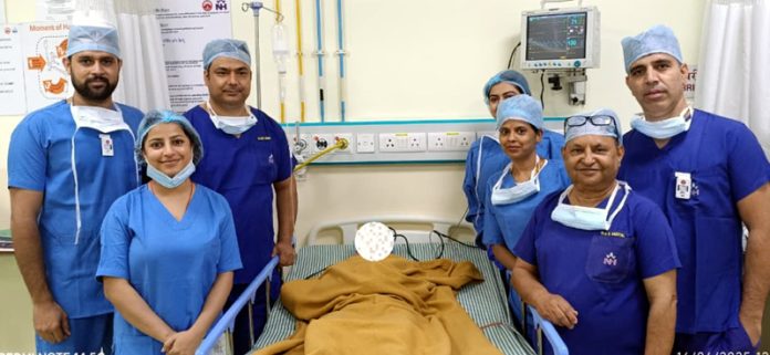 A team of doctors which performed a rare kidney stone surgery on a minor boy in SMVD Narayana Super Speciality Hospital, Katra. A team of doctors which performed a rare kidney stone surgery on a minor boy in SMVD Narayana Super Speciality Hospital, Katra.