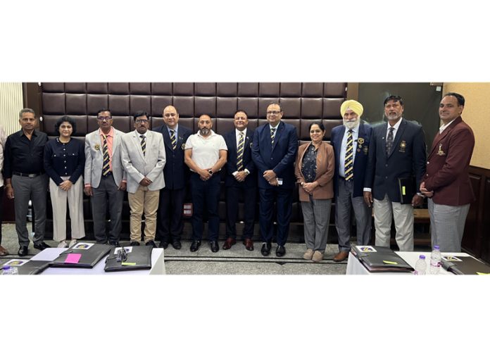 RFI members posing during a meeting.