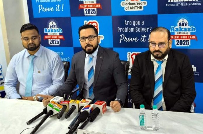 Deepak Mehrotra, CEO and MD of AESL addressing a press conference on Friday.