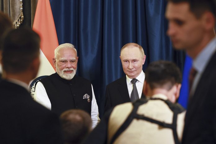Narendra Modi, Vladimir Putin