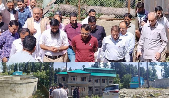 Committee on JJM conducts spot inspection of WSS in Khansahab
