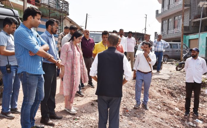 DC Saloni Rai during her visit to remote Pathi Meer and Panchari areas. DC Saloni Rai during her visit to remote Pathi Meer and Panchari areas.
