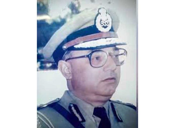 Former Director General of Jammu and Kashmir Police, Ghulam Jeelani Pandit