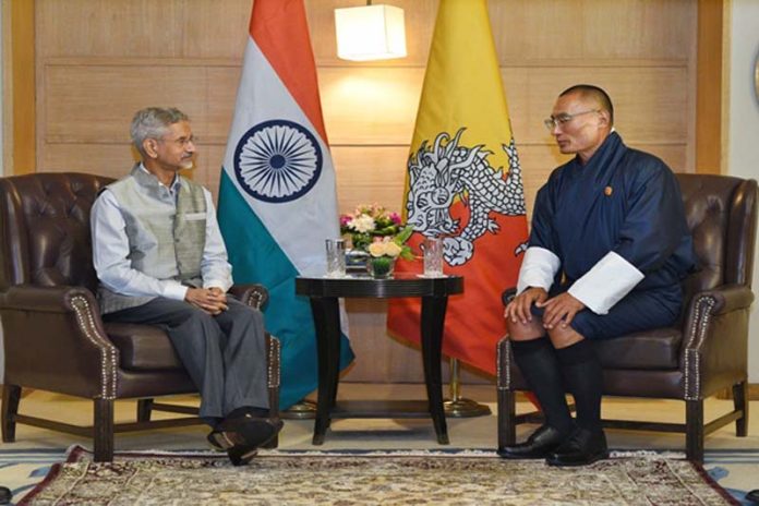 Jaishankar meets Bhutan PM Tobgay