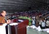 Union Minister Dr. Jitendra Singh delivering the Convocation Address at IIT Roorkee, on Friday.