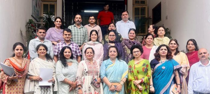 Principal investigators & scholars during consultative meet by SCERT.