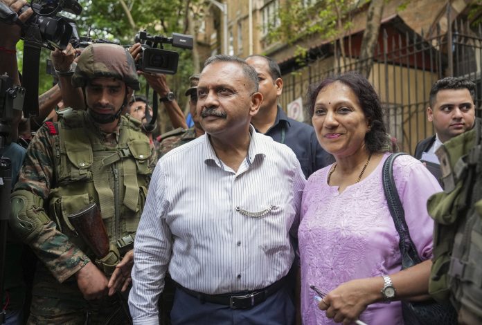 Lt Col Prasad Purohit leaves sessions court in Mumbai