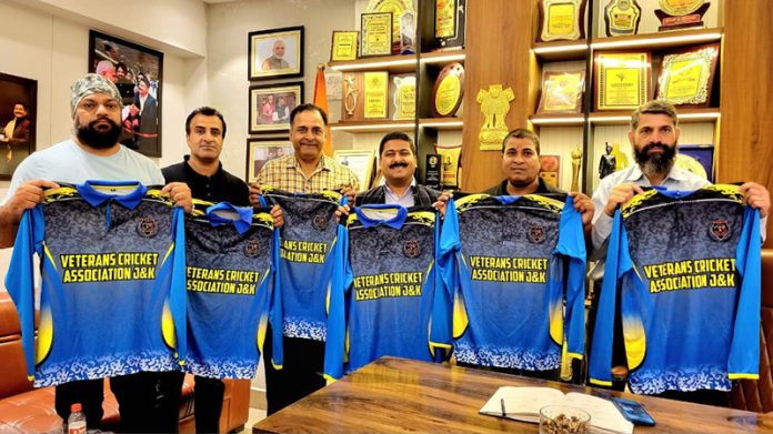 BJP spokesperson, Gaurav Gupta VCAJK team displaying new uniform.