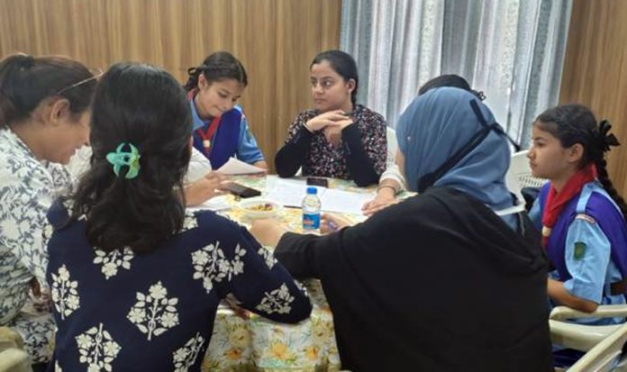 Scouts and Guides from different institutes participating during a programme. Scouts and Guides from different institutes participating during a programme.