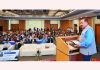 Union Minister Dr Jitendra Singh speaking at an interactive meet of the Department of Biotechnology (DBT) and BIRAC with industry stakeholders at India International Centre, New Delhi on Monday.