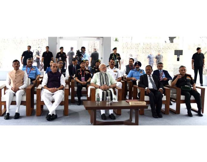PM Narendra Modi at the Combined Commanders’ Conference in Kolkata on Monday. PM Narendra Modi at the Combined Commanders’ Conference in Kolkata on Monday.