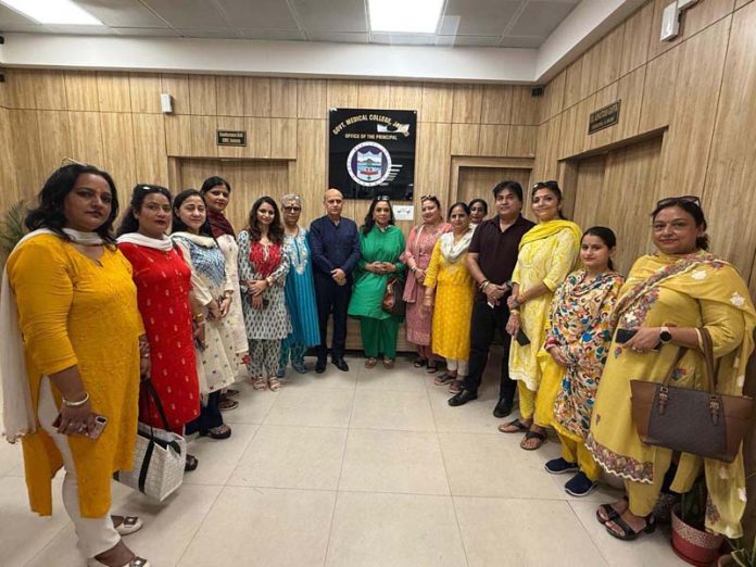 Dr Ritu Singh during visit to GMCH in Jammu. Dr Ritu Singh during visit to GMCH in Jammu.