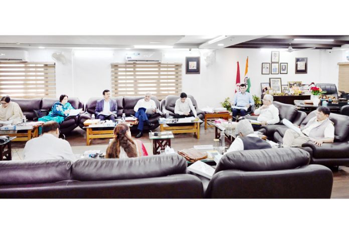 JU Vice-Chancellor chairing Syndicate meeting on Monday. JU Vice-Chancellor chairing Syndicate meeting on Monday.