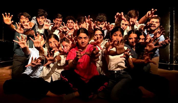 Artists performing during a special programme organised by Natrang on Saturday.