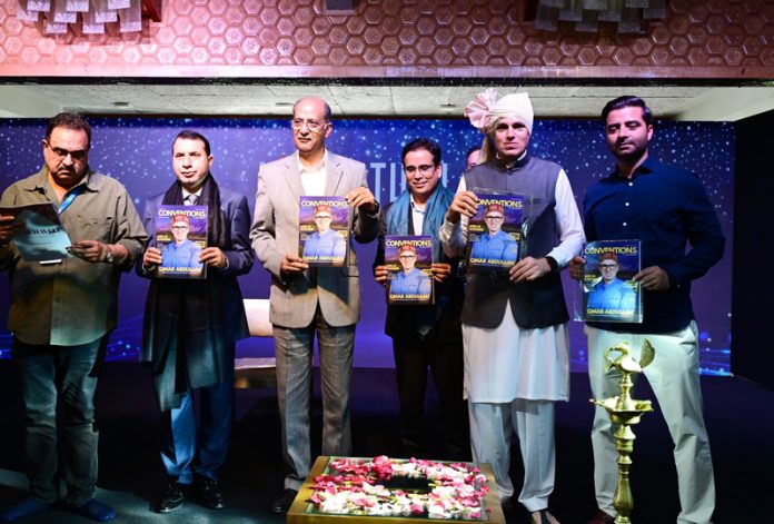 CM and other dignitaries launching magazine of ICEI at Srinagar on Tuesday. CM and other dignitaries launching magazine of ICEI at Srinagar on Tuesday.