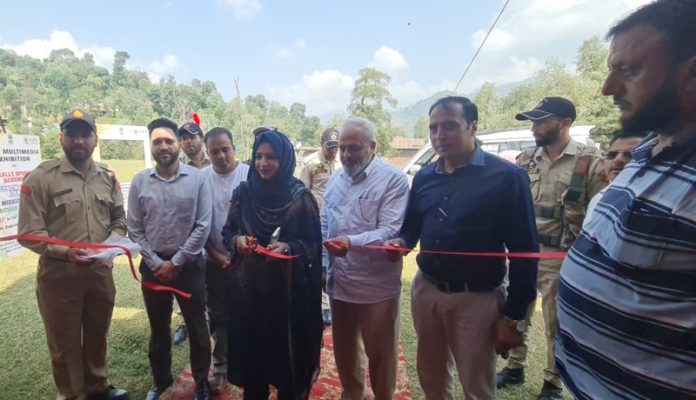 Tazim Akhter, chairperson, DDC inaugurating a function in Poonch.