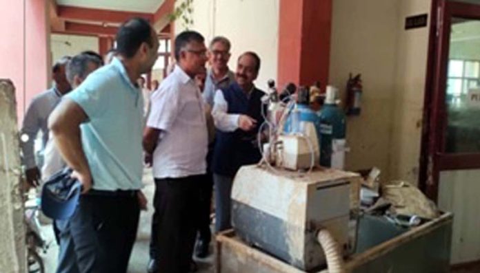 ACS Shailendra Kumar during visit to SKUAST-J on Thursday.