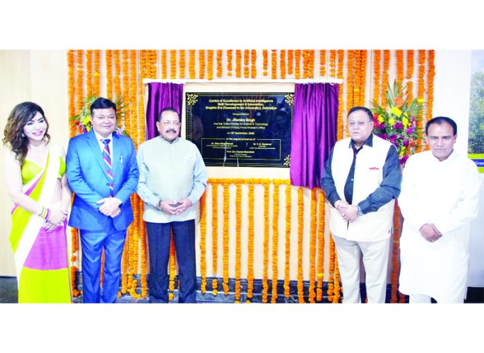 Union Minister Dr. Jitendra Singh inaugurating 