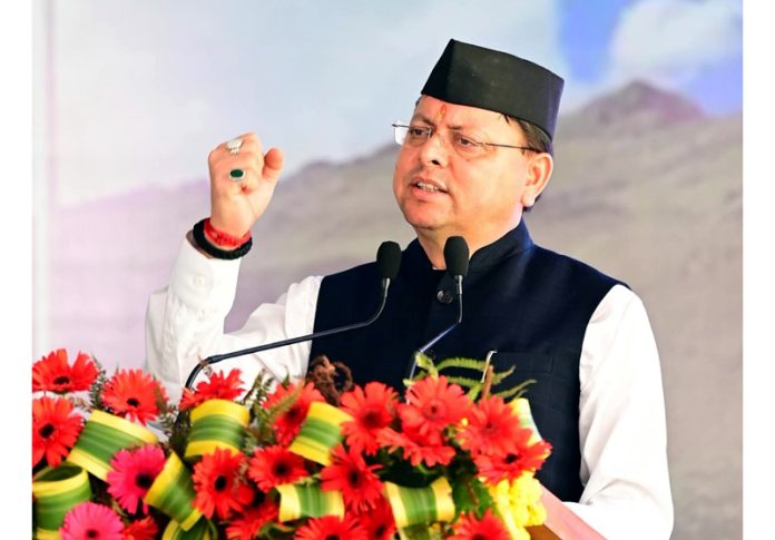 Chief Minister Pushkar Singh Dhami