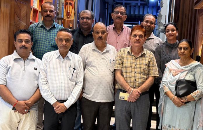 Members of Pvt Schools Association meeting at Jammu.