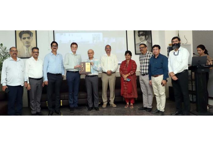 Principal GMC Jammu and others during a CME on Good Clinical Practice.