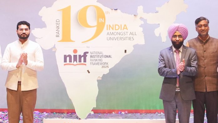 Deep Inder Singh Sandhu, Senior Managing Director of CU posing along with others on Thursday.