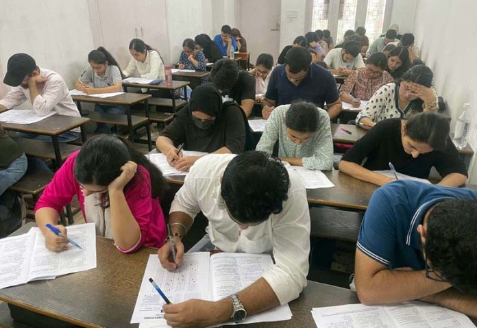 Students participating in new programme launched by SRCC in Jammu.