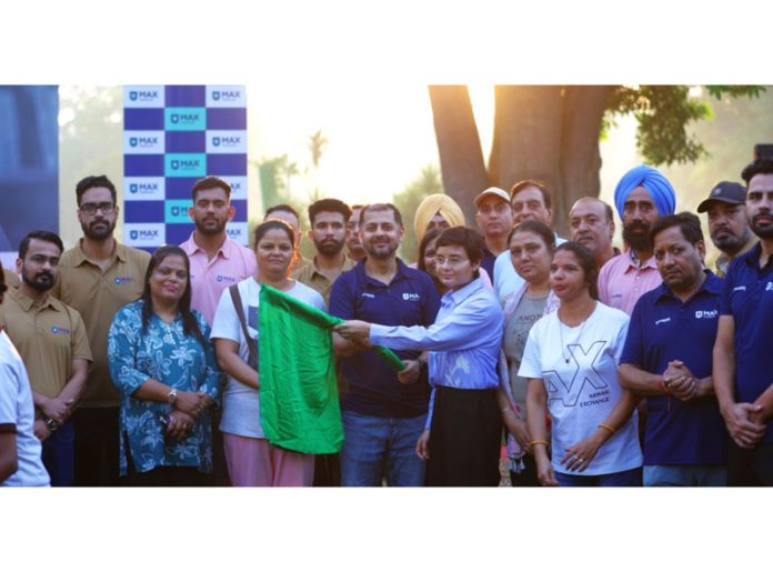 ADC Poonam Singh flagging off a walkathon on World Heart Day on Monday. ADC Poonam Singh flagging off a walkathon on World Heart Day on Monday.