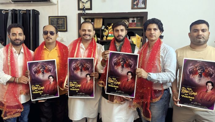 Dignitaries releasing Dogri video song album ‘Raja Hari Singh Ditti Pehchan Ji’ in Jammu on Tuesday.