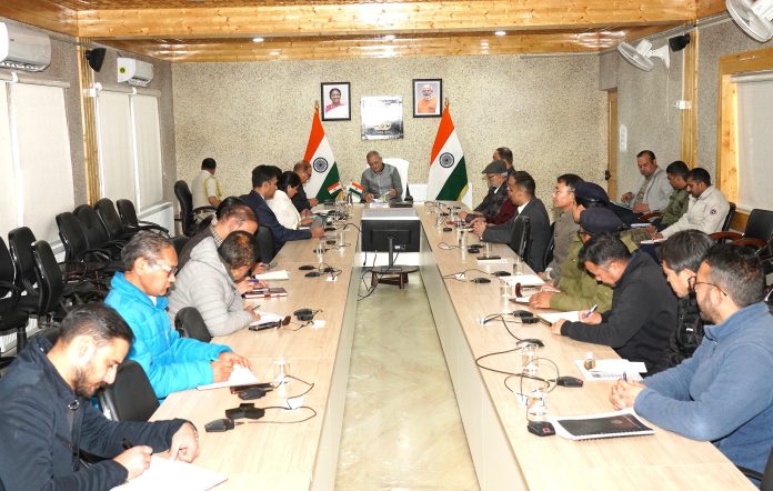 LG Kavinder Reviews Preparations For Ladakh UT Foundation Day, Rashtriya Ekta Diwas