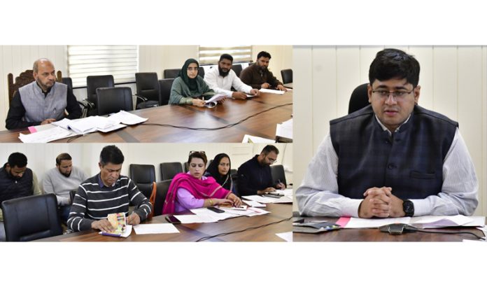 DC Ganderbal chairs DLC meeting on Mission YUVA, approves 109 cases
