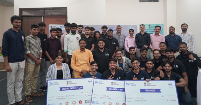 Winning teams of grand finale of the ISEA Hackathon 2025.