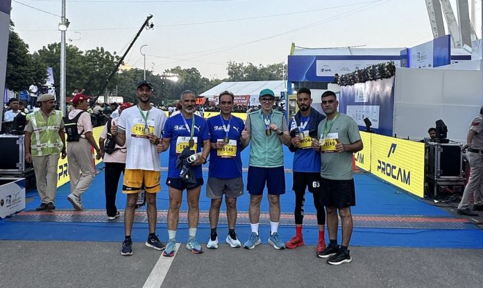 CM Omar Abdullah Participates In Delhi Half Marathon 2025, Achieves Personal Best Finishing Time