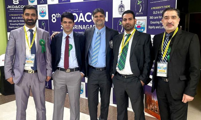 Participants and dignitaries during the 8th J&K Orthopaedic Association Conference (JKOACON) in Srinagar. -Excelsior/Shakeel Participants and dignitaries during the 8th J&K Orthopaedic Association Conference (JKOACON) in Srinagar. -Excelsior/Shakeel