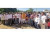 MLA Jasrota, Rajiv Jasrotia inaugurating Paddy Procurement Mandi at Dhanni Bhakhta in Barnoti on Monday.