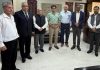 A delegation comprising members of CGPWA, IIPA and SKK during their meeting with Jayant Mani, DGM, SBI in Jammu.