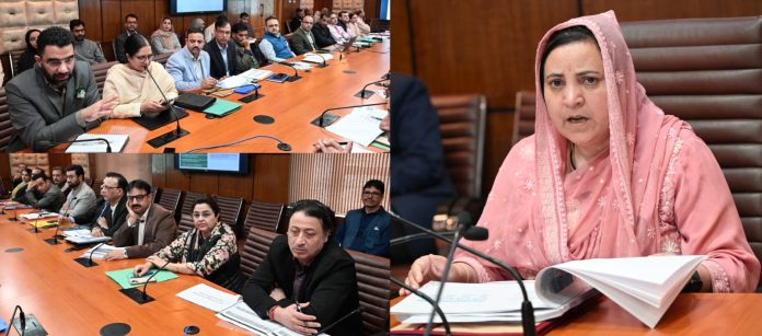 Sakeena Itoo reviewing overall performance, functioning, and infrastructure development Government Medical Colleges-7