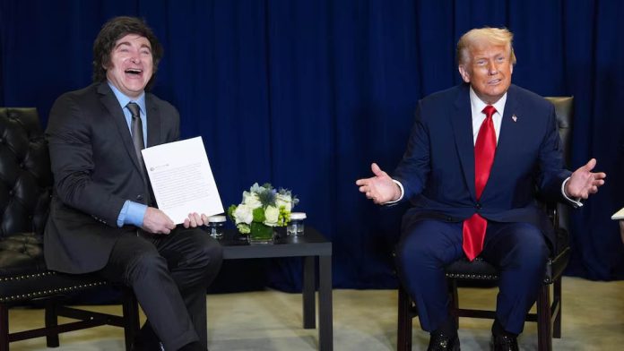 Trump to welcome Argentina's President Milei as US extends USD20 billion lifeline Trump to welcome Argentina's President Milei as US extends USD20 billion lifeline