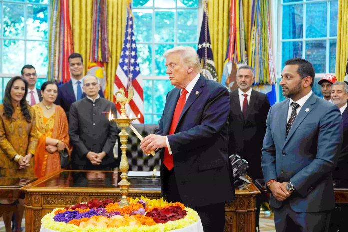 Trump hosts Diwali celebration at White  House, says US-India ties 'very good'