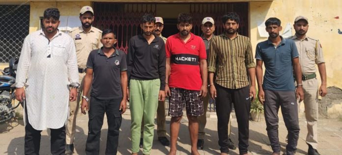 6 Nabbed For Robbing Construction Site In Jammu, Thrashing Guards, Workers 6 Nabbed For Robbing Construction Site In Jammu, Thrashing Guards, Workers